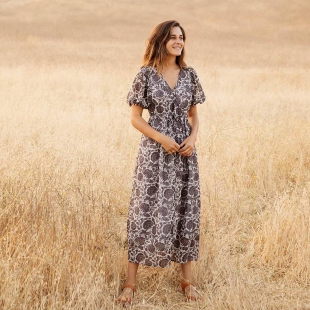 Christy Dawn Dahlia Floral Maxi Dress